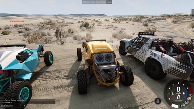 MASSIVE Land Rush Race with the NEW Dune Buggy in BeamNG Drive Update! смотреть онлайн