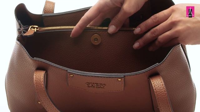 Видеообзор I Женская сумка тоут GUESS ECO BRENTON GIRLFRIEND SATCHEL 3033391 смотреть онлайн