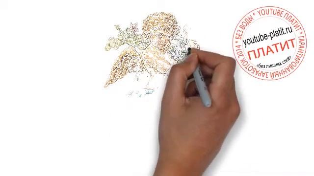 Как быстро карандашом рисовать ангела Как нарисовать ангела поэтапно смотреть онлайн