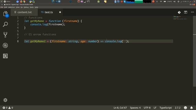 [Typescript Arabic Tutorial] 3- Arrow Functions & Template String смотреть онлайн