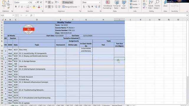 Creating a Dynamic Excel Sheet with Calendar смотреть онлайн