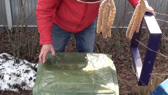 Стимулирующая подкормка пчел весной и первая обработка от клеща. Пчеловодство для начинающих. смотреть онлайн