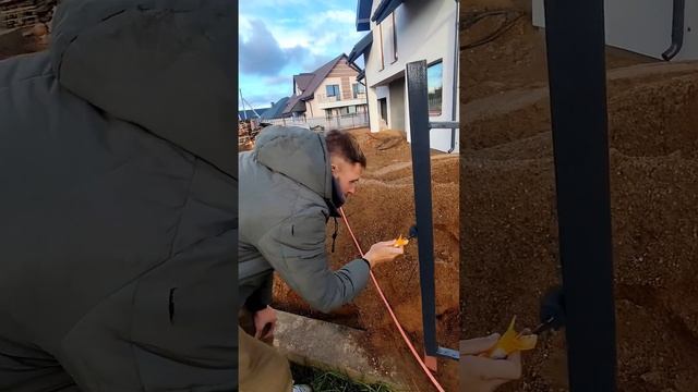 Мастер-класс от Артёма))))) Красим забор) #paving #landscape #благоустройство смотреть онлайн