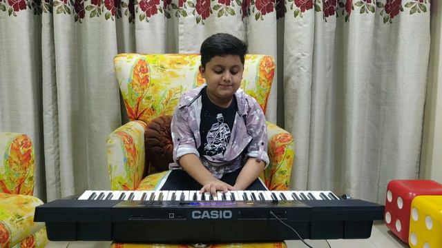 MERE SAPNO KI RANI COVER WITH PIANO смотреть онлайн