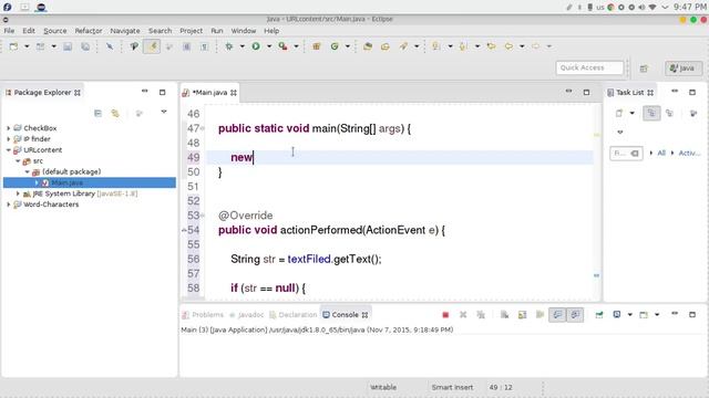 42 JAVA Swing GUI with URL networking смотреть онлайн