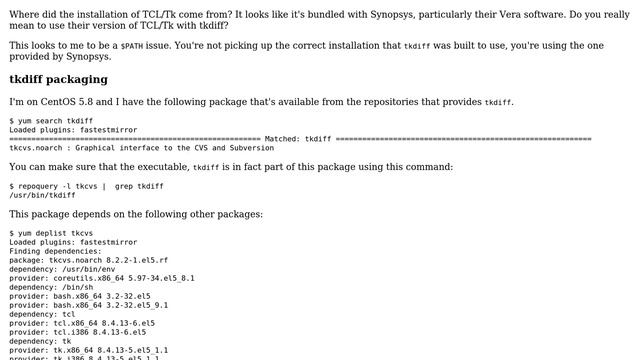 Unix & Linux: tkdiff error on Linux Redhat 5.5 (2 Solutions!!) смотреть онлайн