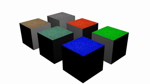Blender: materiales y texturas creadas y asignadas al azar con Python смотреть онлайн