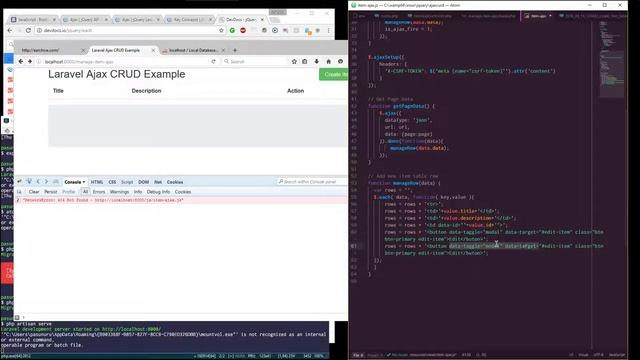jquery/ajax building a simple app with laravel 5.2 смотреть онлайн