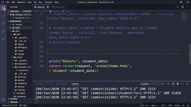 QuerySet API Methods that do not return new QuerySets in Django (Hindi) смотреть онлайн
