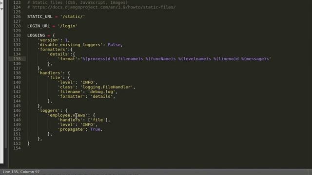 Django Logging смотреть онлайн