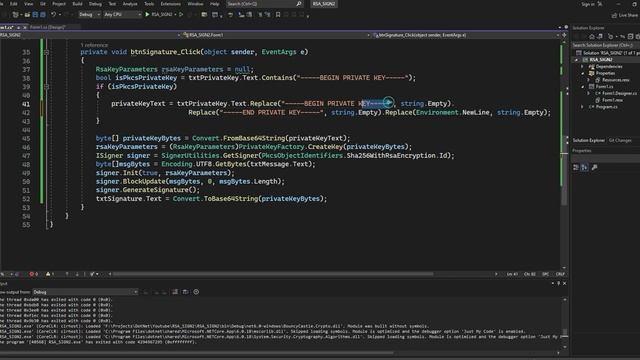 How To Symmetrically Encrypt And Decrypt Data In C# Using the Rsa Algorithm смотреть онлайн