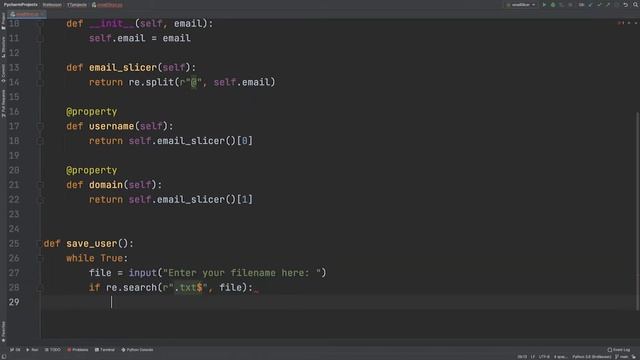 Creating Python Project #7 - Email Slicer смотреть онлайн
