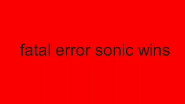 sonic exe vs fatal error sonic creepypasta fnf animation stick nodes part 19 смотреть онлайн