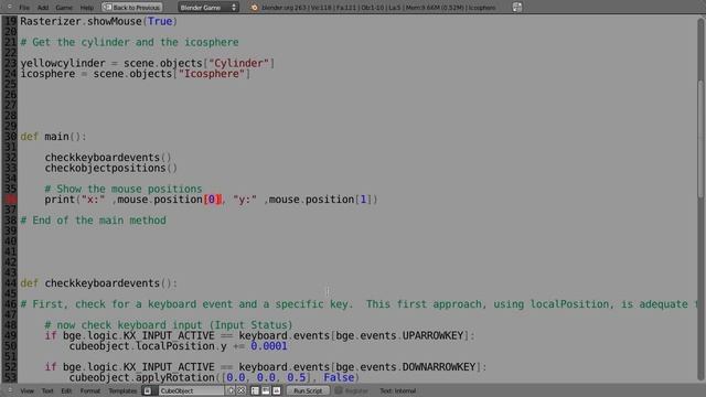 Blender 2 6 Tutorial Python Game Engine Programming Part 8 смотреть онлайн