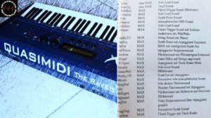 QUASIMIDI RAVEN MAX (1996) synthesizer music workstation demo from the 90s