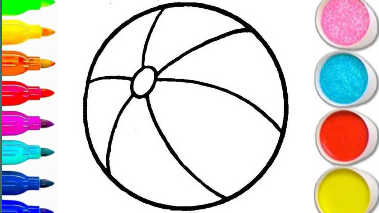 КАК НАРИСОВАТЬ МЯЧ смотреть онлайн