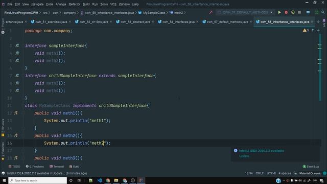 Inheritance In Interfaces