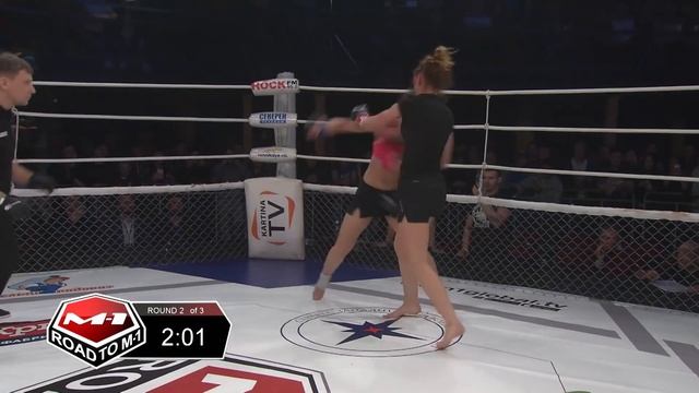 Лилия Казак vs Ксения Гусева, Road to M-1 - Saint Petersburg смотреть онлайн
