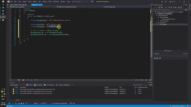 Как программно создать документ с картинками на языке C# и платформе .NET с помощью Document Builder смотреть онлайн