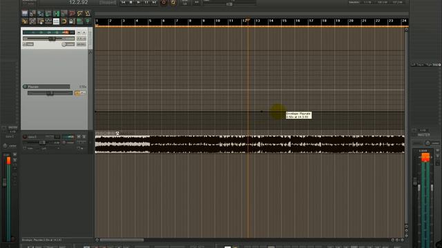 Cockos REAPER - Изменение скорости воспроизведения - Изменение темпа трека