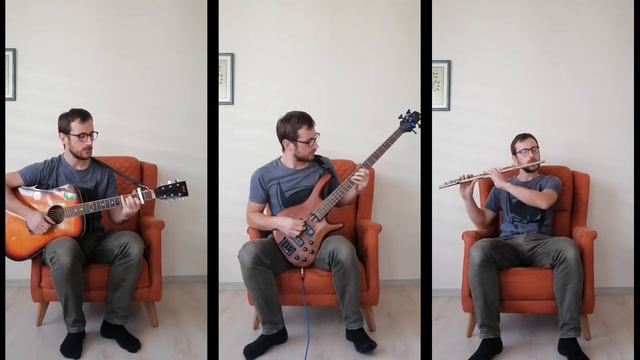 Korkarım - Bas Gitar & Flüt Cover смотреть онлайн