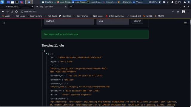 Building A Job Search App with Streamlit and Github API (Streamlit Forms) смотреть онлайн