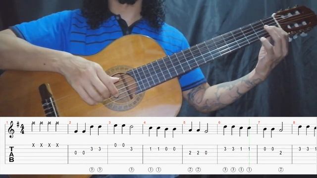 GUITARRA LIBRO 1 MÉTODO SUZUKI - twinkle, twinkle, little star / estrellita audio guía descarga PDF