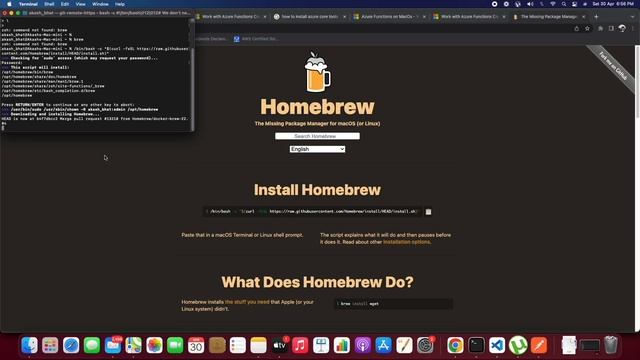 Install Brew in MAC M1 Chip -2022 смотреть онлайн