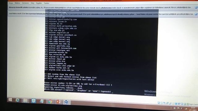 VirtualBox (Sanal Makine) || Alpine Linux Kurulumu || смотреть онлайн