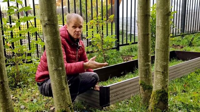 Как собрать КРУТЫЕ грядки своими руками за 15 минут? Грядки из ДПК на даче. смотреть онлайн