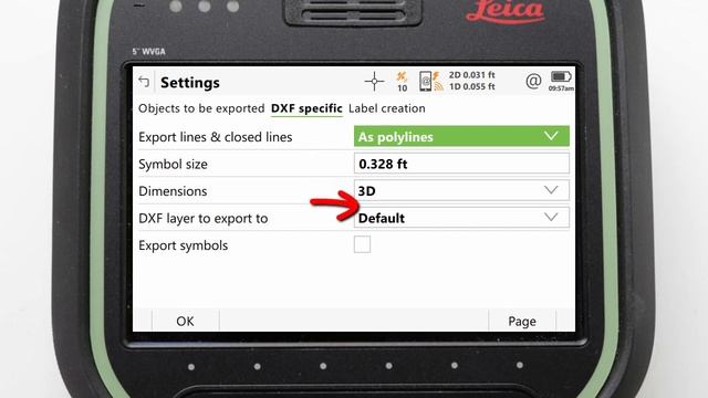 Leica GS07 – 13: Exporting a DXF file смотреть онлайн