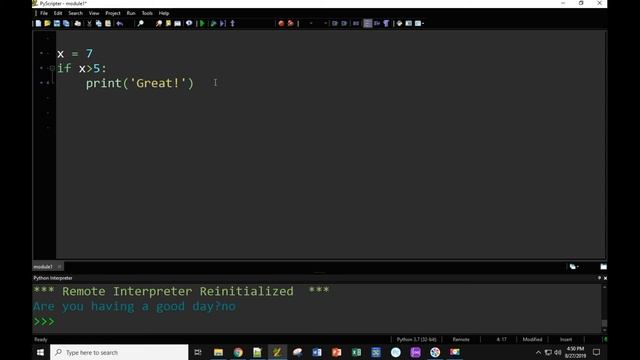 Python if, else, and debugger смотреть онлайн