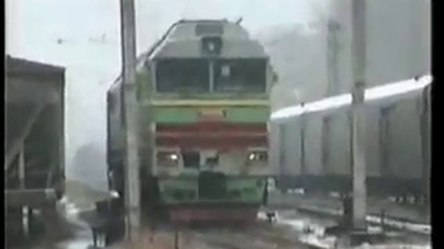 Уникальное видео, Редкий Тепловоз 2ТЭ121-026