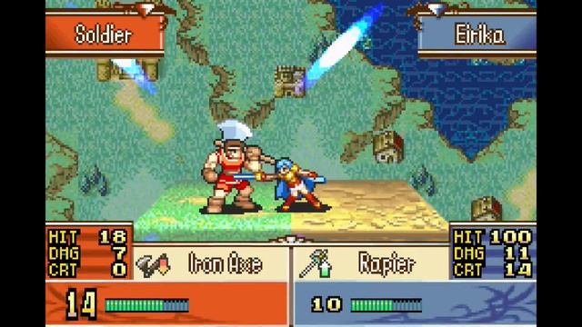 Fire Emblem: The Sacred Stones ... (GBA) Gameplay смотреть онлайн
