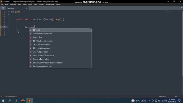 Sublime text editor for Java programming | Best editor for java | First java program with result смотреть онлайн