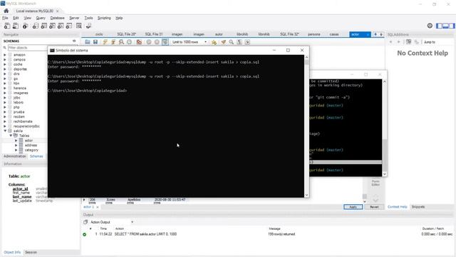 Simulación de una COPIA DE SEGURIDAD INCREMENTAL con MySQL, GIT Y GITHUB смотреть онлайн