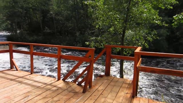 Водопад ПАДУН. Вытегорский район смотреть онлайн