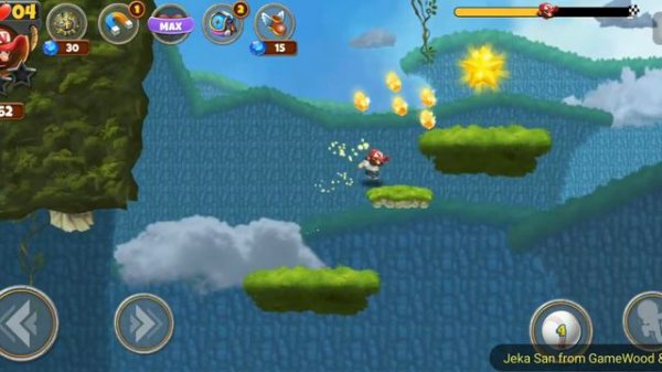 Level 1-17. Прохождение игры Super Jungle Jump на Android
