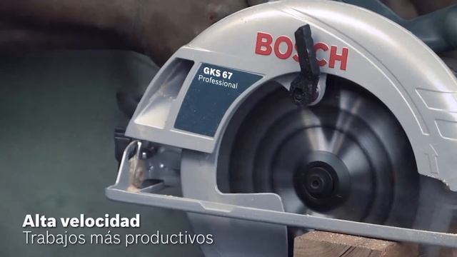 Descubre la sierra Circular GKS 67 BOSCH смотреть онлайн