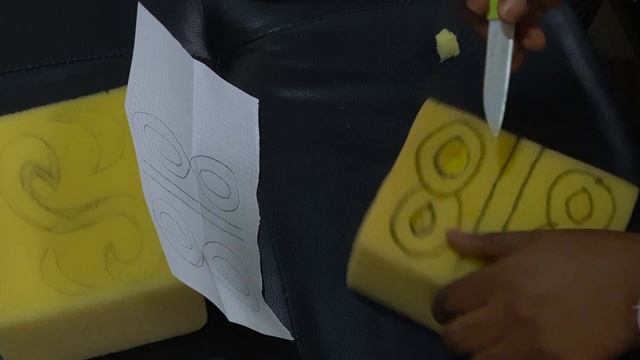 HOW TO MAKE BATIK STAMP AT HOME.