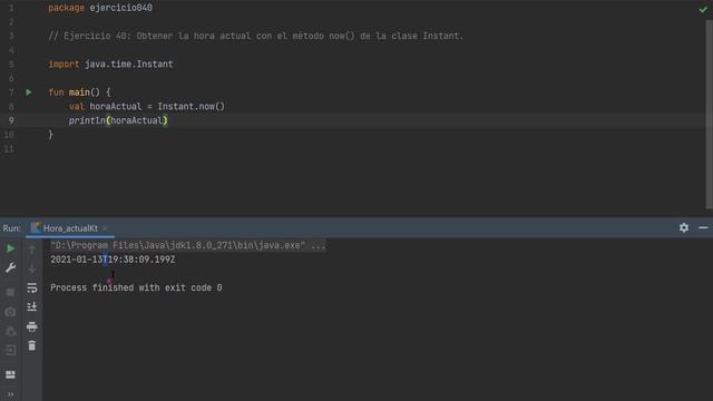 Kotlin Ejercicio: 40 Obtener la Fecha y Hora Actual con el Método now() de la Clase Instant смотреть онлайн