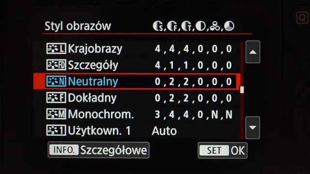 Canon EOS 80D - menu fotografowania смотреть онлайн
