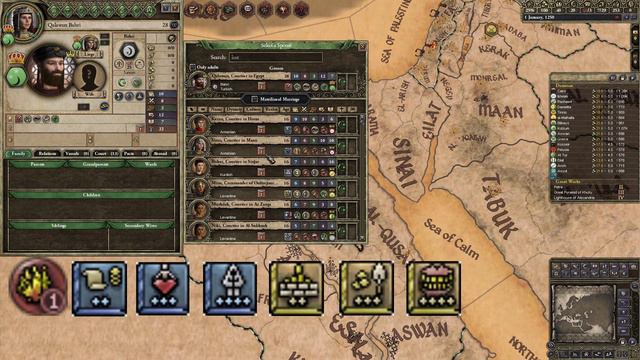 Crusader Kings 2: The Monarch's Journey - Shajar al-Durr FREE DLC ONLY, ALL GOLD CHALLENGES смотреть онлайн
