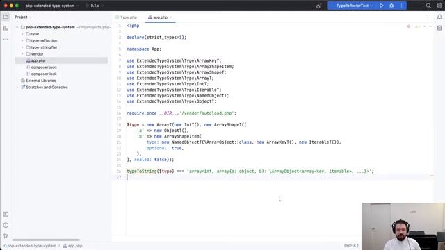 PHP Extended Type System v0.1.0 смотреть онлайн