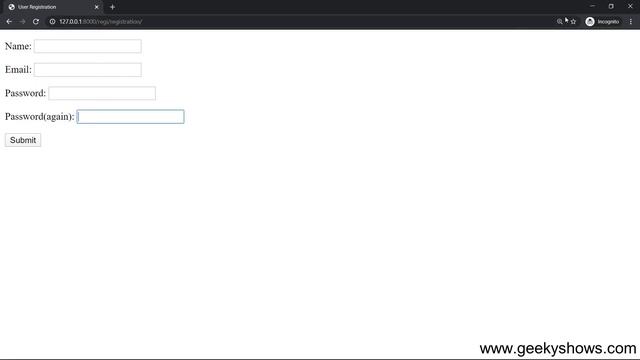 Match Password and Re Enter Password Field in Django (Hindi) смотреть онлайн