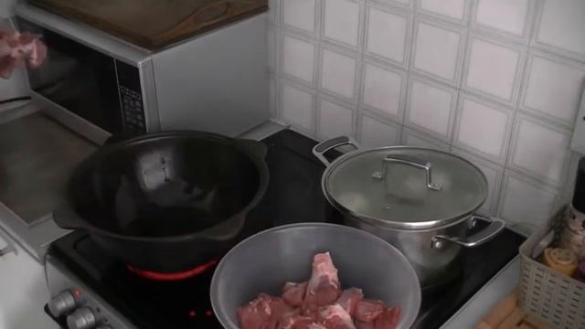 Настоящий Борщ в казане из барашка. смотреть онлайн