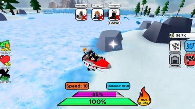Roblox Sled Simulator GamePlay + Codes смотреть онлайн