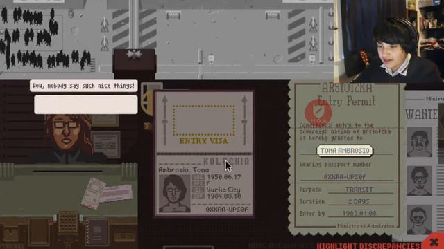 WHAT WOULD YOU DO FOR LOVE? | Papers Please #15 смотреть онлайн