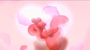 Летящие сердечки - Футаж для видеомонтажа в Full HD(1080)