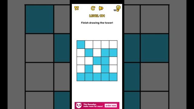 Brain blow level 181 finish drawing the tower walkthrough solution смотреть онлайн